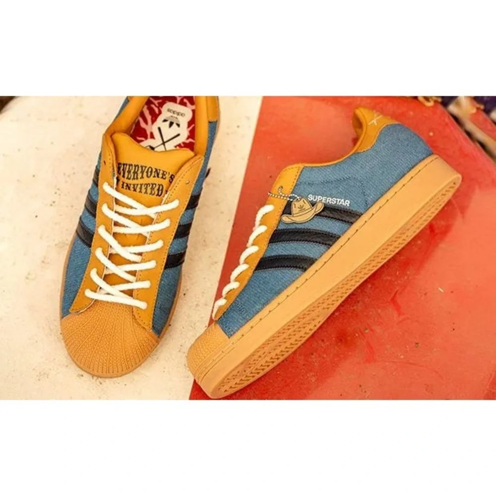 adidas Superstar II Mens Size 9.5 Active Athlete Everyone's Invited Brown JS4286